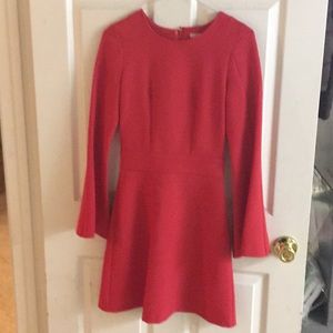 H&M Red Dress with Flared sleeves Size 2
